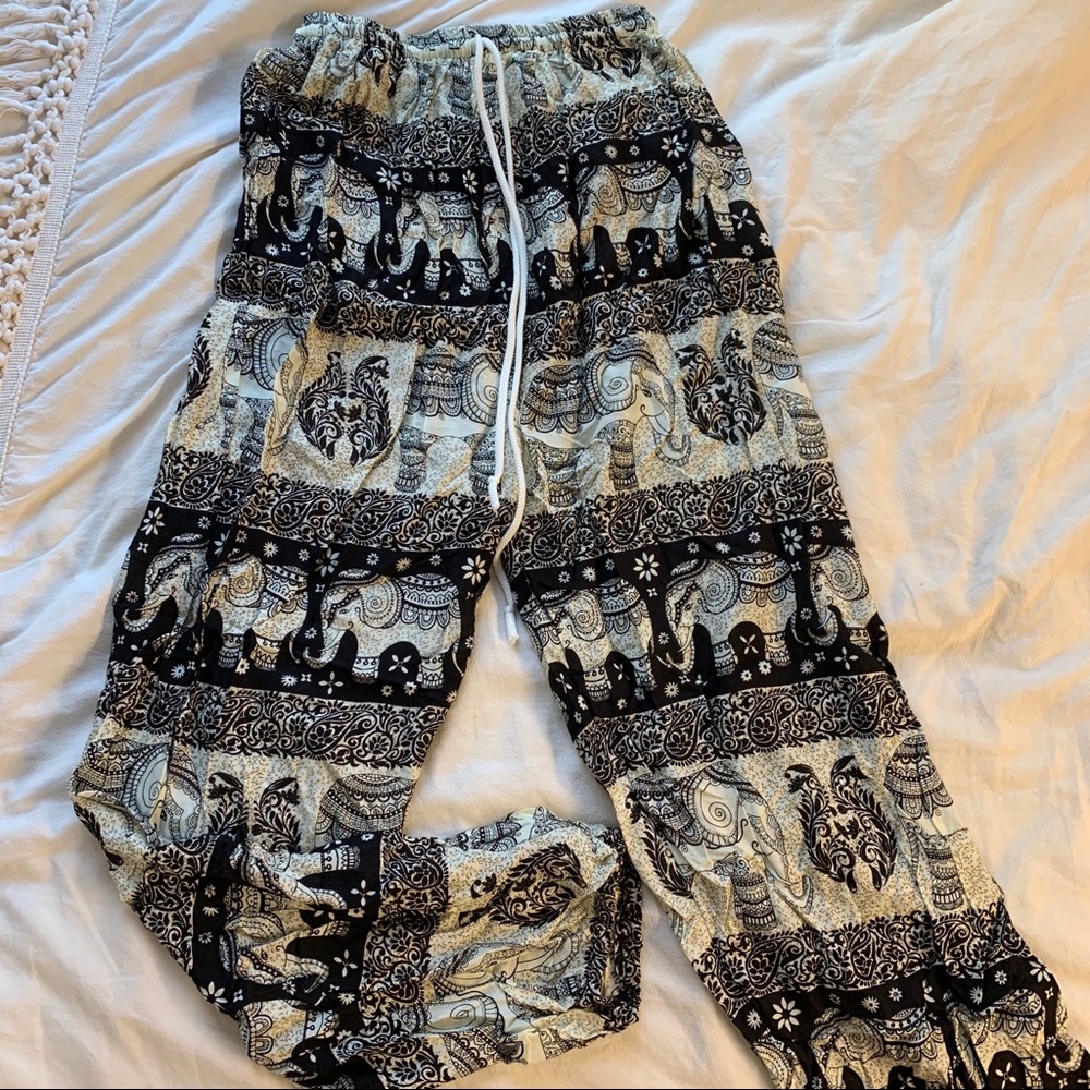 Bohemian Elephant Hippie Pants (fits s,m,l)